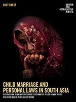 Child Marriage and Personal Laws in South Asia