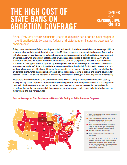 The High Cost of State Bans on Abortion Coverage