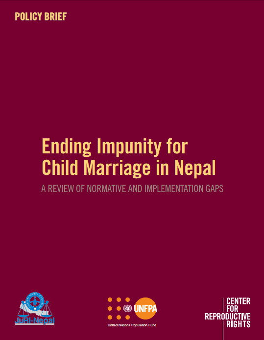 Ending Impunity for Child Marriage in Nepal