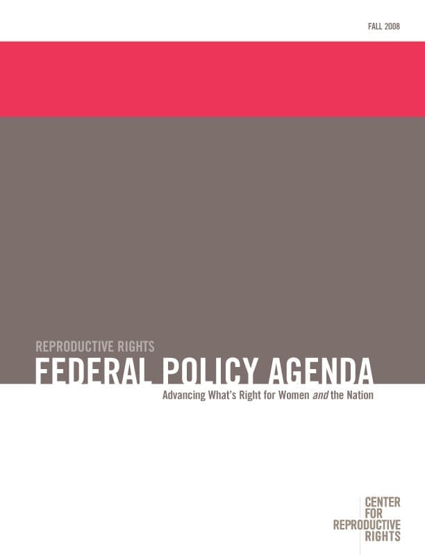 Federal Policy Agenda