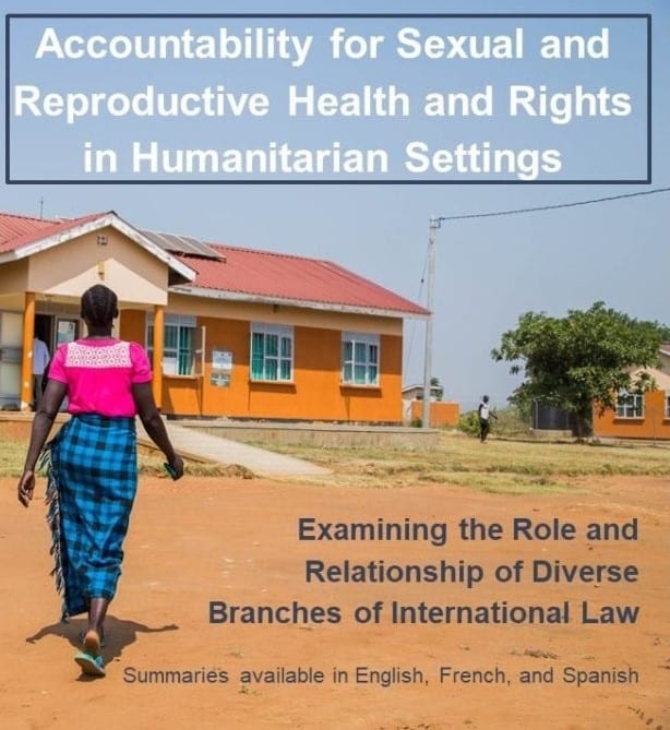 Technical Paper: Accountability for Sexual and Reproductive Health and Rights in Humanitarian Settings