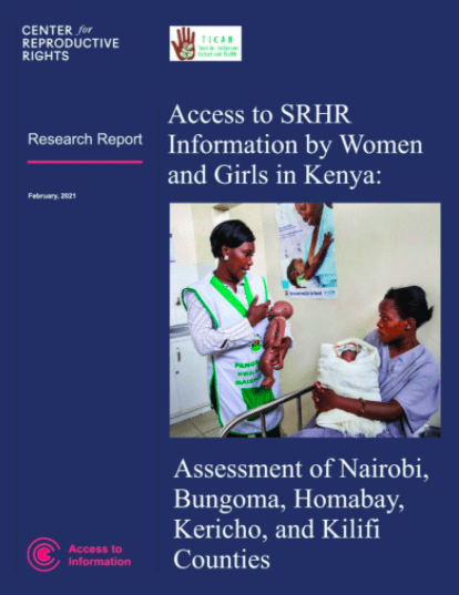 Access to SRHR Information by Women and Girls in Kenya