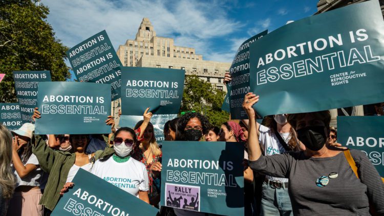 Rally for abortion justice