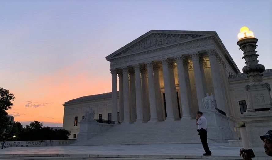 Supreme court at dawn (lightened)