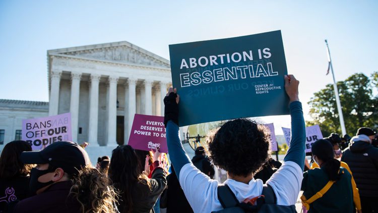 Abortion is essential protest sign