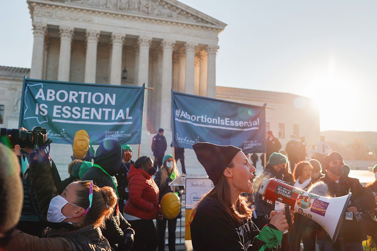Rally at the Supreme Court for abortion rights Act