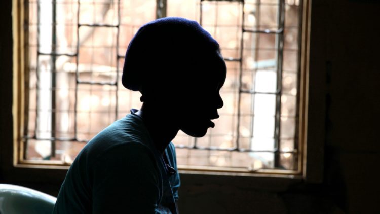 Silhouette of Kenyan girl/ young woman