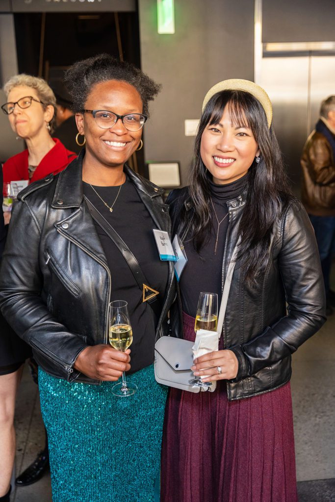 Kayla Barnes and Cathy Ye attend the Center for Reproductive Rights San Francisco Benefit at SFJAZZ Center in San Francisco, CA (Photo - Devlin Shand for Drew Altizer Photography)