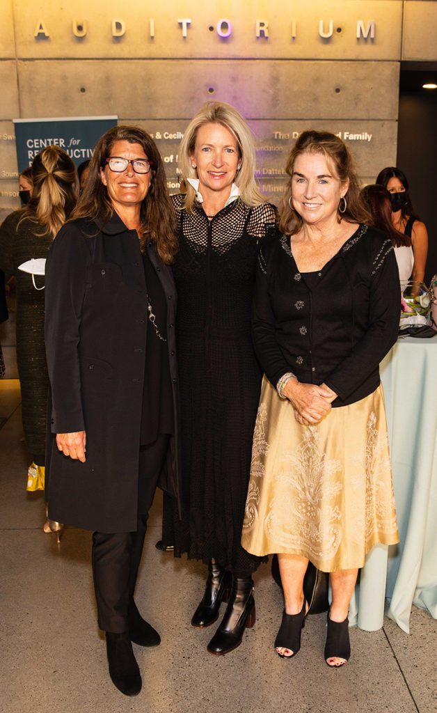 Noelle Montgomery, Amy Metzler Ritter and Kathleen Morrison attend the Center for Reproductive Rights San Francisco Benefit. (Photo - Devlin Shand for Drew Altizer Photography)