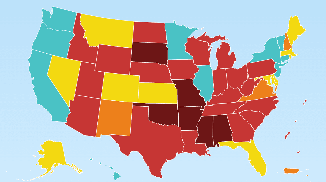 abortion laws map 7-20-22 After Roe Fell: Abortion Laws by State