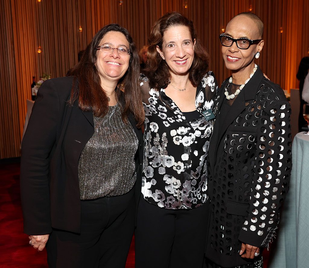 Debbie Klein and Board Members Janet Levit and Michele Coleman Mayes attend the Center for Reproductive Rights NYC Gala at Jazz at Lincoln Center on October 25, 2022 in New York City. (Photo by Monica Schipper/Getty Images for Center for Reproductive Rights)