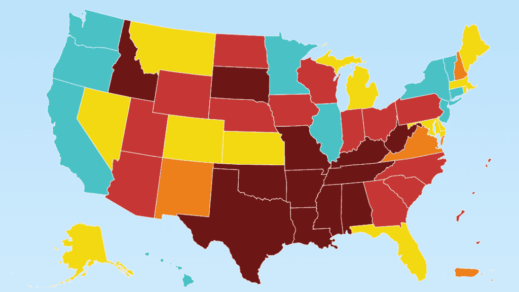 After Roe Fell: U.S. Abortion Laws by State