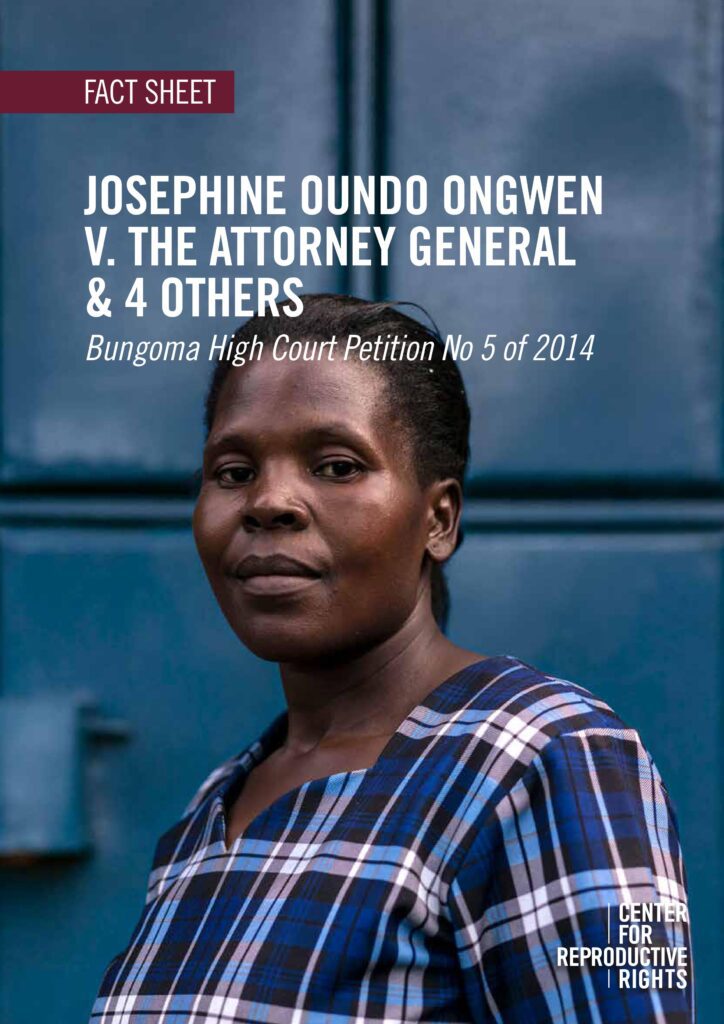 Bungoma High Court Judgment in Josephine Oundo Ongwen v. the Attorney General & 4 Others (Fact Sheet)