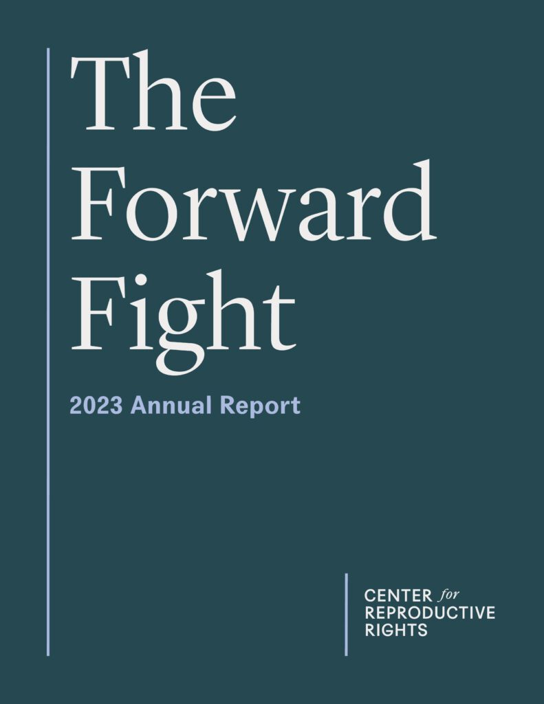 Cover of "The Forward Fight: 2023 Annual Report"