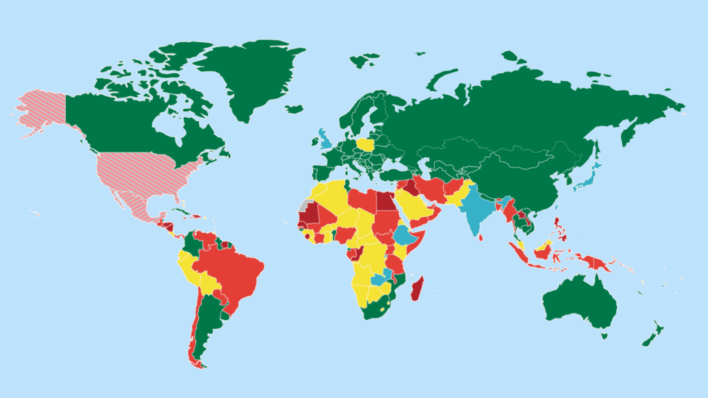 ¡Nuevo! Versión en español del mapa de las leyes del aborto en el mundo