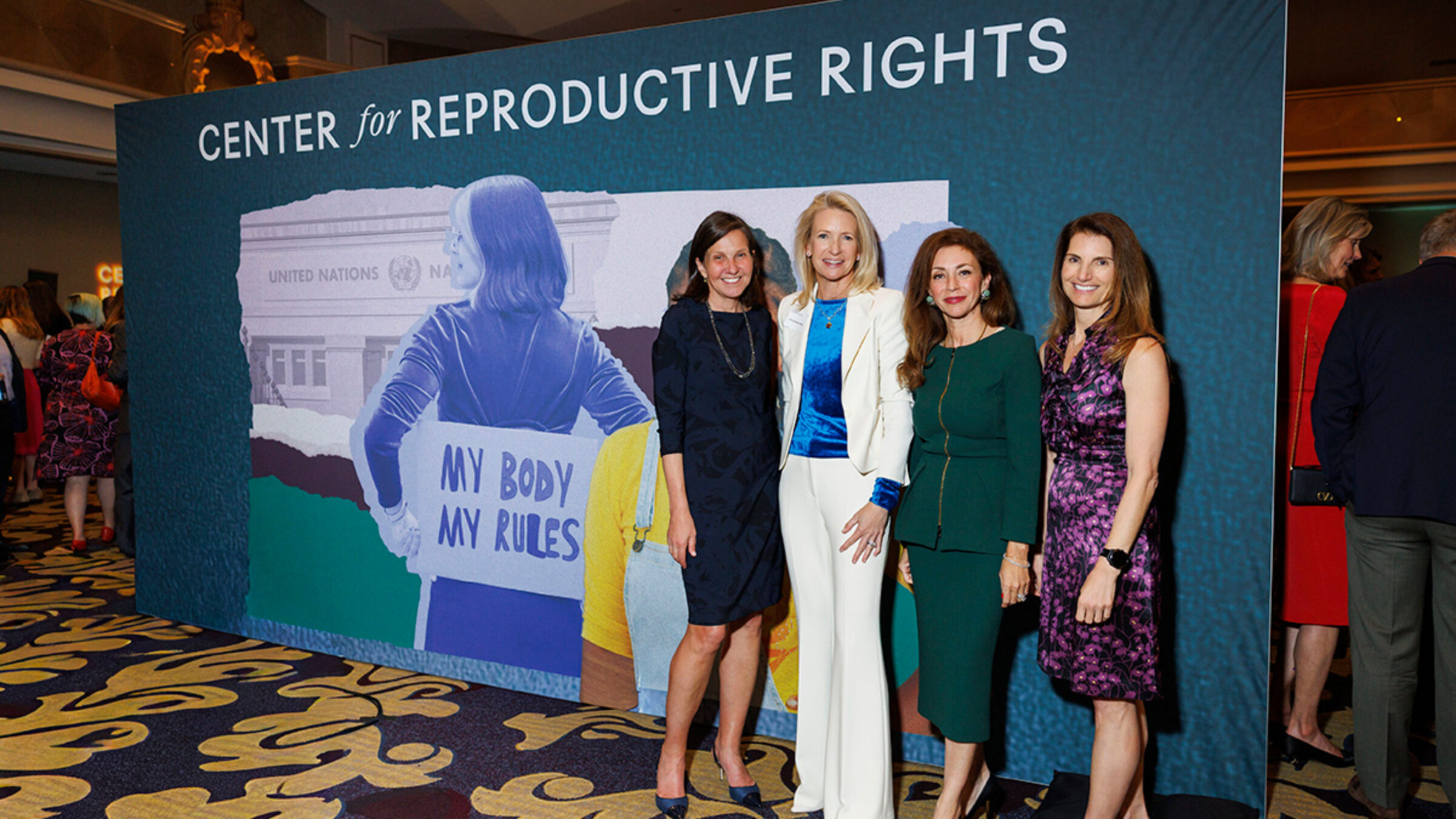 San Francisco Benefit 2026 - four women in front of a photo drop